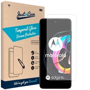 Just in Case Gehärtetes Glas Clear Displayschutzfolie Motorola Edge 20 Lite