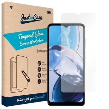 Just in Case Gehärtetes Glas Clear Displayschutzfolie Motorola Moto E22/E22i