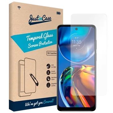 Just in Case Gehärtetes Glas Clear Displayschutzfolie Motorola Moto E32/E32s
