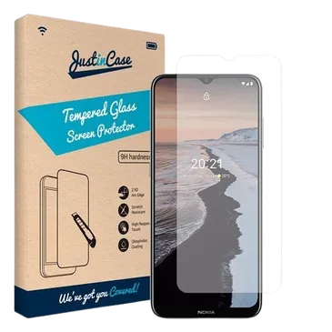 Just in Case Gehärtetes Glas Clear Displayshutzfolie Nokia G10/G20