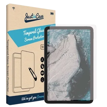 Just in Case Gehärtetes Glas Clear Displayshutzfolie Nokia T20