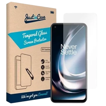 Just in Case Gehaertetes Glas Durchsichtige Displayschutzfolie OnePlus Nord CE 2 Lite