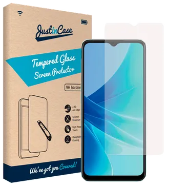 Just in Case Gehärtetes Glas Clear Displayschutzfolie OPPO A57