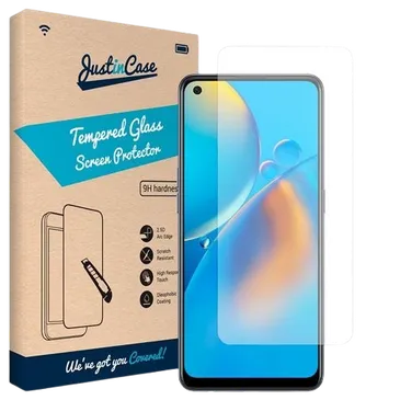 Just in Case Gehärtetes Glas Clear Displayshutzfolie Oppo A74 4G