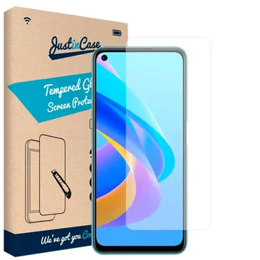 Just in Case Gehärtetes Glas Clear Displayschutzfolie OPPO A76