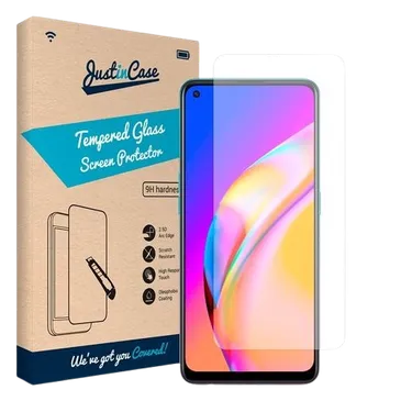 Just in Case Gehärtetes Glas Clear Displayshutzfolie Oppo A94