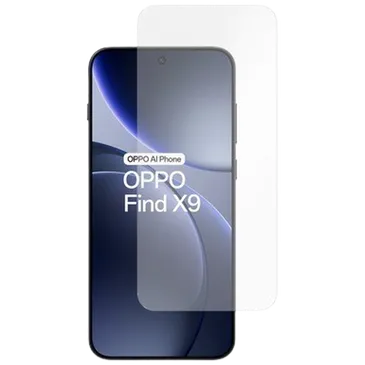 Just in Case Gehärtetes Glas Clear Displayschutzfolie OPPO Find X9