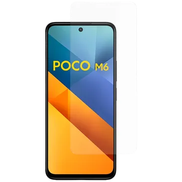 Just in Case Gehärtetes Glas Clear Displayschutzfolie Poco M6