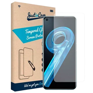 Just in Case Gehärtetes Glas Clear Displayschutfolie Realme 9i