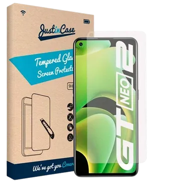 Just in Case Gehärtetes Glas Clear Displayschutzfolie Realme GT Neo2