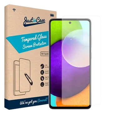 Just in Case Gehärtetes Glas Clear Displayschutzfolie Samsung Galaxy A52/A52s