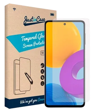Just in Case Gehärtetes Glas Clear Displayschutzfolie Samsung Galaxy M52