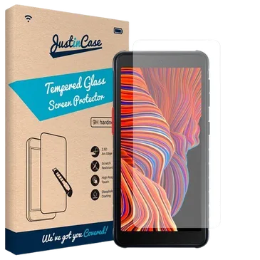 Just in Case Gehärtetes Glas Clear Displayschutzfolie Samsung Galaxy Xcover 5