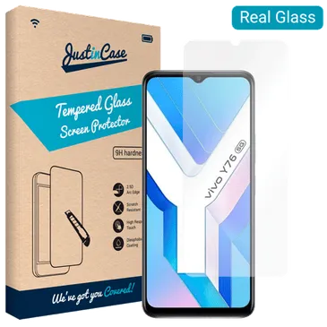 Just in Case Gehärtetes Glas Clear Displayschutzfolie vivo Y76