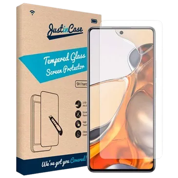 Just in Case Gehärtetes Glas Durchsichtige Displayschutzfolie Xiaomi 11T/11T Pro