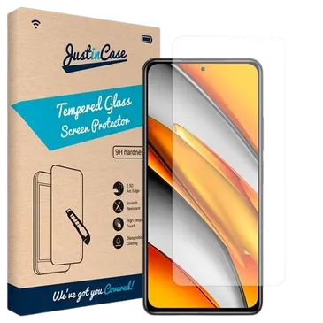 Just in Case Gehärtetes Glas Durchsichtige Displayschutzfolien Xiaomi Mi 11i/Poco F3
