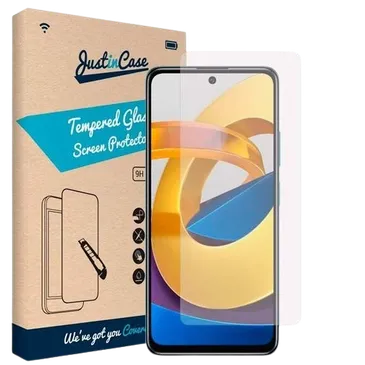Just in Case Gehärtetes Glas Clear Displayschutzfolie Xiaomi Poco M4 Pro 5G