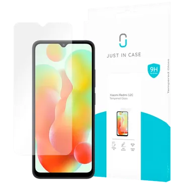 Just in Case Gehärtetes Glas Clear Displayschutzfolie Xiaomi Redmi 12C