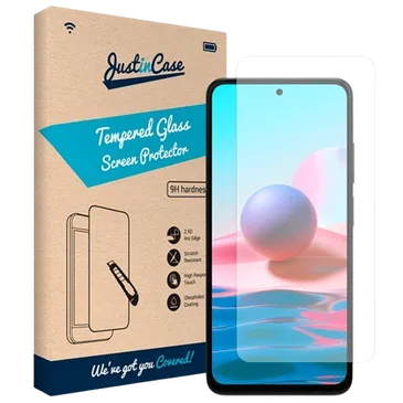 Just in Case Gehärtetes Glas Clear Displayschutzfolie Xiaomi Redmi Note 10
