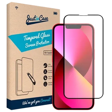 Just in Case Gehärtetes Glas Edge to Edge Displayschutzfolie Apple iPhone 13/13 Pro