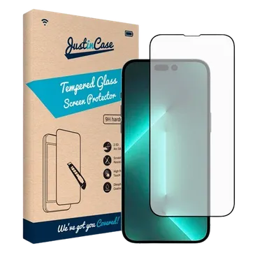 Just in Case Gehärtetes Glass Edge To Edge Displayschutzfolie Apple iPhone 14 Pro Max