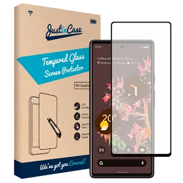 Just in Case Gehärtetes Glass Edge To Edge Displayschutzfolie Google Pixel 6a