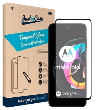 Just in Case Gehärtetes Glas Edge to Edge Displayshutzfolie Motorola Edge 20 Lite