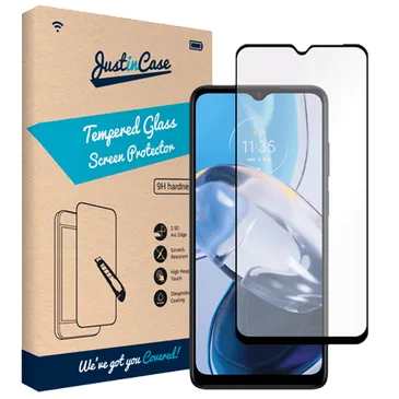 Just in Case Gehärtetes Glass Edge To Edge Displayschutzfolie Motorola Moto E22 / E22i