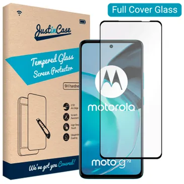 Just in Case Gehärtetes Glass Edge To Edge Displayschutzfolie Motorola Moto G72