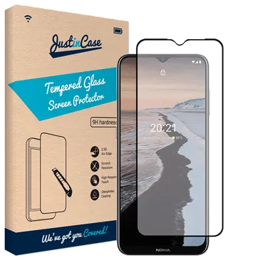 Just in Case Gehärtetes Glas Edge to Edge Displayshutzfolie Nokia G10/G20