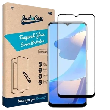 Just in Case Gehärtetes Glas Edge to Edge Displayshutzfolie Oppo A16/A16s