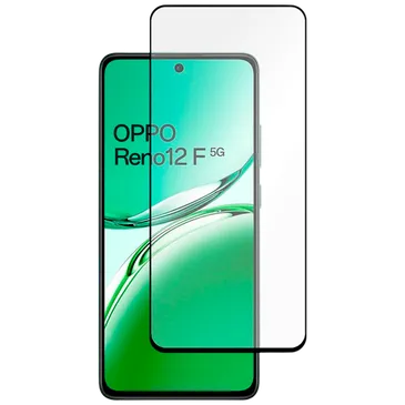 Just in Case Gehärtetes Glass Edge To Edge Displayschutzfolie OPPO Reno12 F/Reno12 FS