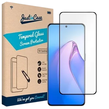 Just in Case Gehärtetes Glass Edge To Edge Displayschutzfolie OPPO Reno8 Pro