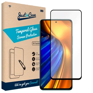 Just in Case Gehärtetes Glass Edge To Edge Displayschutzfolie Poco F4