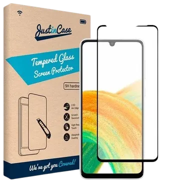 Just in Case Gehärtetes Glas Edge-to-Edge Displayschutzfolie Samsung Galaxy A33