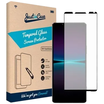 Just in Case Gehärtetes Glas Edge to Edge Screenprotector Sony Xperia 1 IV