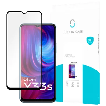 Just in Case Gehärtetes Glass Edge To Edge Displayschutzfolie vivo Y33s
