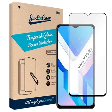 Just in Case Gehärtetes Glass Edge To Edge Displayschutzfolie vivo Y76