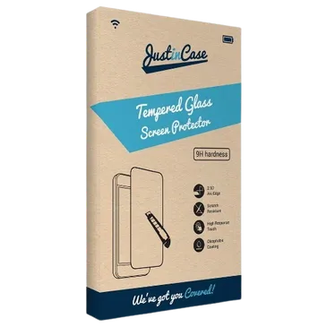 Just in Case Gehärtetes Glas Edge-to-Edge Displayschutzfolie Screen Protector Schwarz Motorola Moto G71