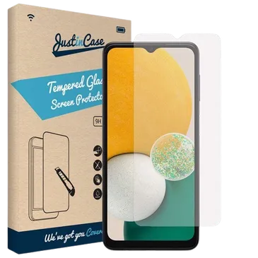 Just in Case Gehärtetes Glas Edge-to-Edge Displayschutzfolie Schwarz Samsung Galaxy A13
