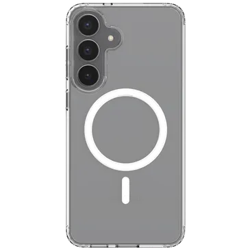 Just in Case Military Grade Kunststoff Back Cover Durchsichtig Magnetisch Samsung Galaxy S25 FE