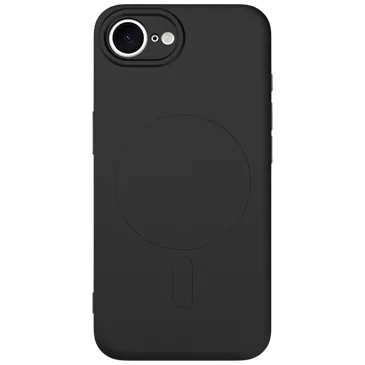 Just in Case Premium Liquid Color TPU Back Cover Schwarz Magnetisch Apple iPhone 16e