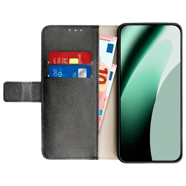 Just in Case PU-Leder Book Hülle Schwarz Google Pixel 10a