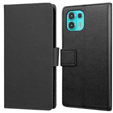 Just in Case PU-Leder Book Case Schwarz Motorola Edge 20 Lite