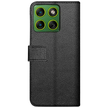 Just in Case PU-Leder Book Hülle Schwarz Motorola Edge 70