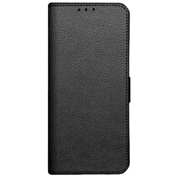 Just in Case Pu-Leder Book Hülle Schwarz Motorola Moto G82