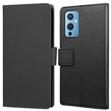 Just in Case PU-leder Book Case Schwarz OnePlus 9