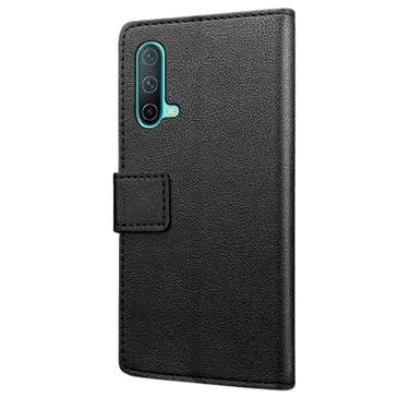 Just in Case PU-leder Book Case Schwarz Oneplus Nord CE 5G