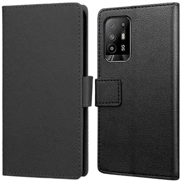 Just in Case PU-leder Book Case Schwarz Oppo A94