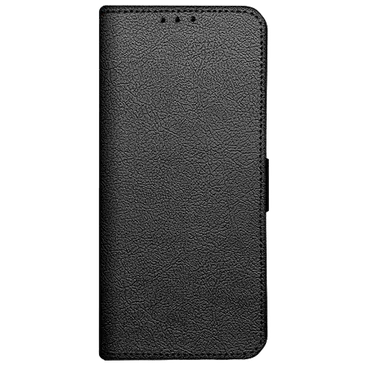 Just in Case Pu-Leder Book Hülle Schwarz Poco F4